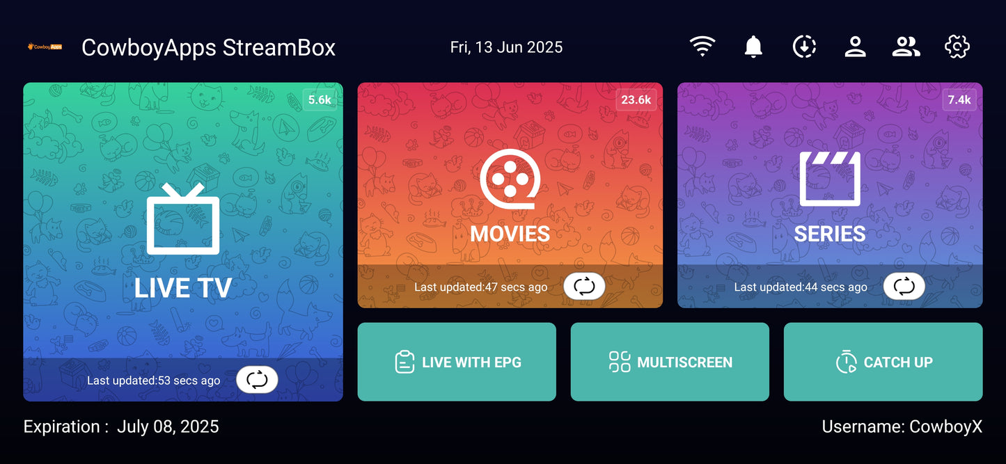 Custom Rebranded StreamBox v3.0 with Premium Cockpit Multi-DNS Admin Panel