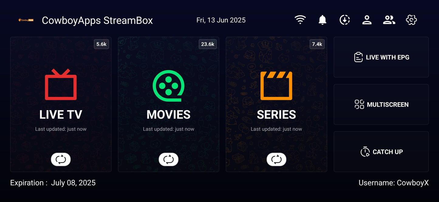 Custom Rebranded StreamBox v3.0 with Premium Cockpit Multi-DNS Admin Panel