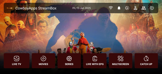 Custom Rebranded StreamBox v3.0 with Premium Cockpit Multi-DNS Admin Panel